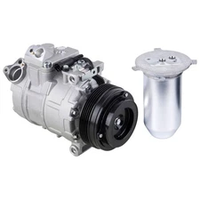 For BMW 528i 1998 AC Compressor w/ A/C Drier TCP