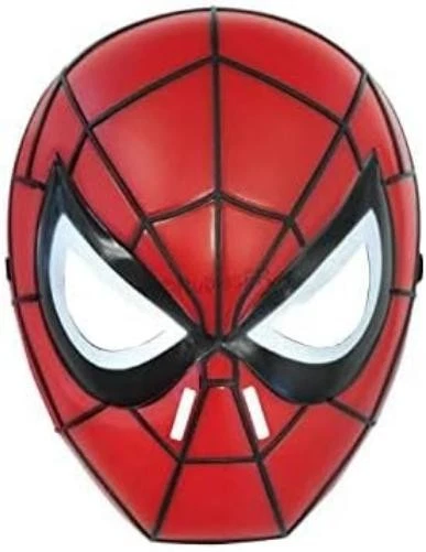Rubie's Official Spiderman 1/2 Mask Moulded, Child Costume - One Size, Red Hallo - Image 4 of 4