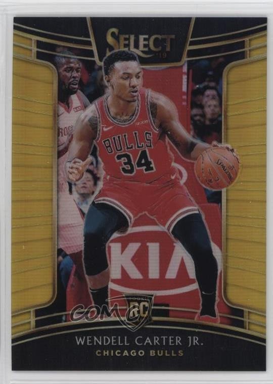 2018-19 Panini Select Concourse Gold Prizm 7/10 Wendell Carter Jr #65 1t82
