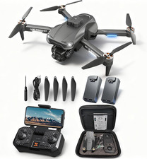 4K Drones with Cameras, Mini Drone with Screen on Controller for Adults  Begin