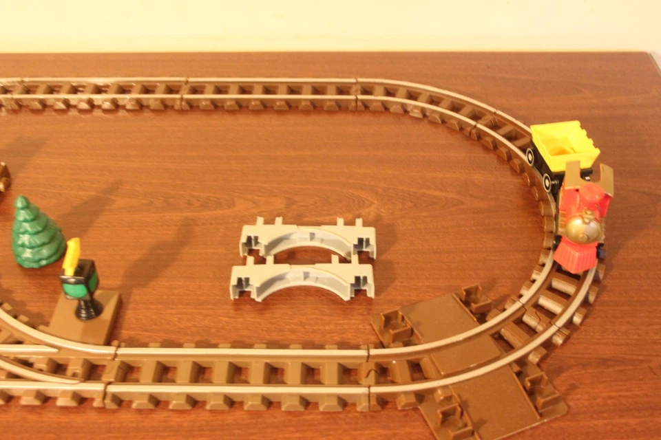 НАБОР дополнительных бревен для поезда Lincoln 2 вагона поезда 2 эстакады опоры разделенный конец пути - Изображение 3 из 4