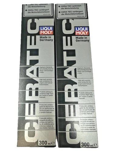 2 Pack Cans Liqui Moly Ceratec CERA TEC Oil Additive 300ml Each Part# 3721