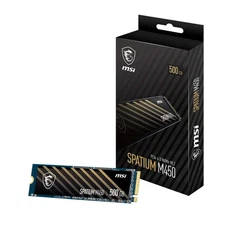 MSI SPATIUM M450 SSD 500GB - PCIe 4.0 NVMe M.2 Internal Solid State Drive, 3600M
