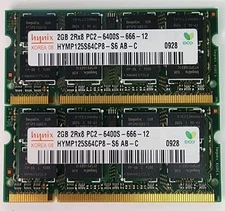 4GB 2x 2GB Kit Dell Latitude E4200 E5400 E5500 E6400 E6500 XFR D630 DDR2 Memory