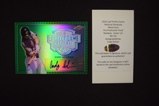 Cody Schrier 2020 Leaf Metal Perfect Game Production Proof Autograph Green 1/1