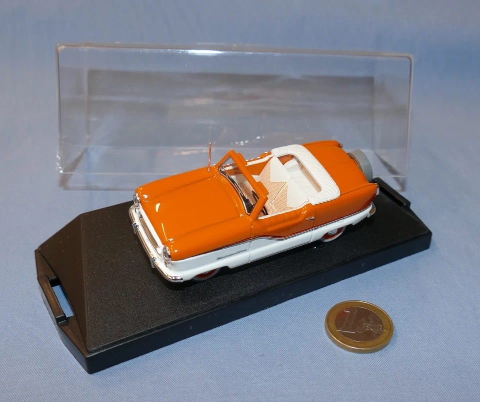 Vitesse Portugal 1/43 réf 032 : Nash Metropolitan 1959 Open Convertible (Orange) - Photo 2/4