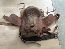 Buffalo Saddlery Riding Show Style Custom Leather Saddle Custom Made