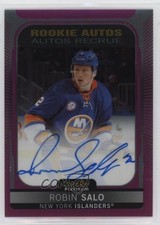 2021-22 O-Pee-Chee Platinum Rookie Auto Matte Pink Robin Salo #R-SA Auto 0qi2