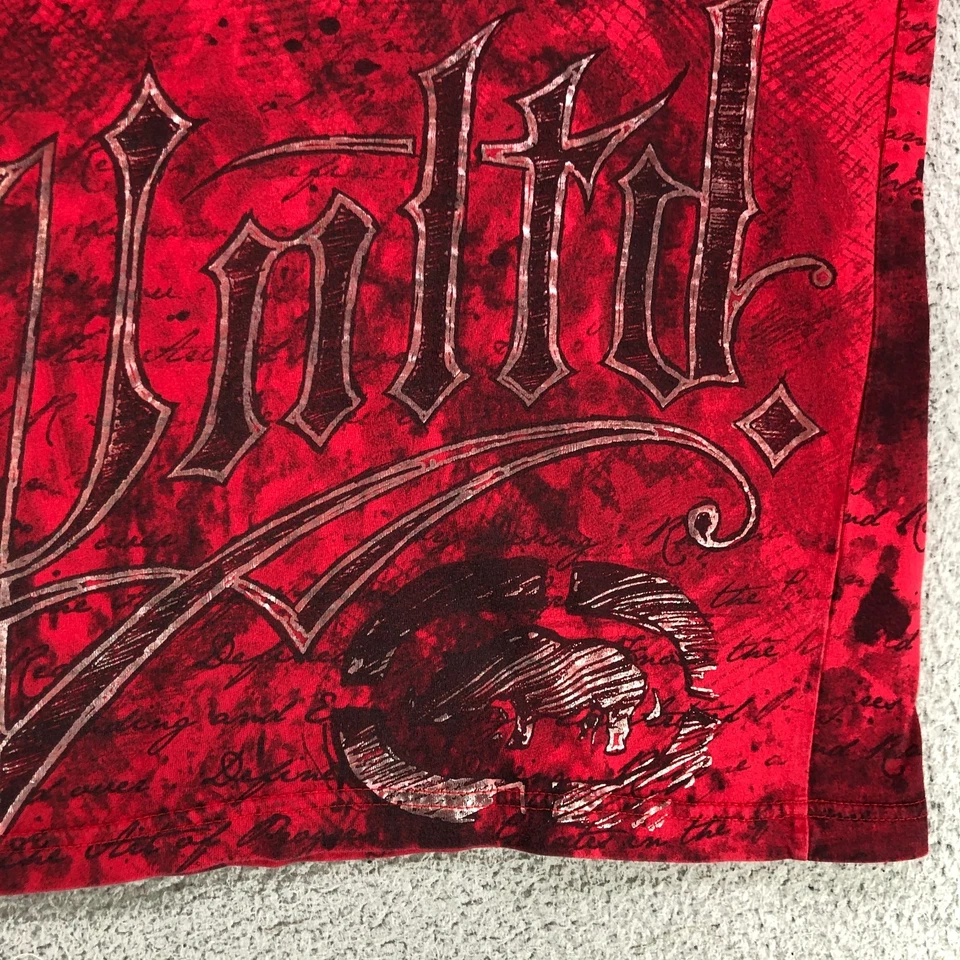 Camisa De Colección Ecko Unltd Hombres Extra Grande Roja Jessie Pinkman Grunge Y2K Cyber Foto 3 de 4