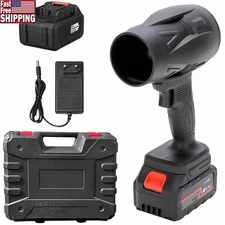 Cordless Leaf Blower Turbo Motor Lightweight Handheld 200 MPH High Speed Cleaner