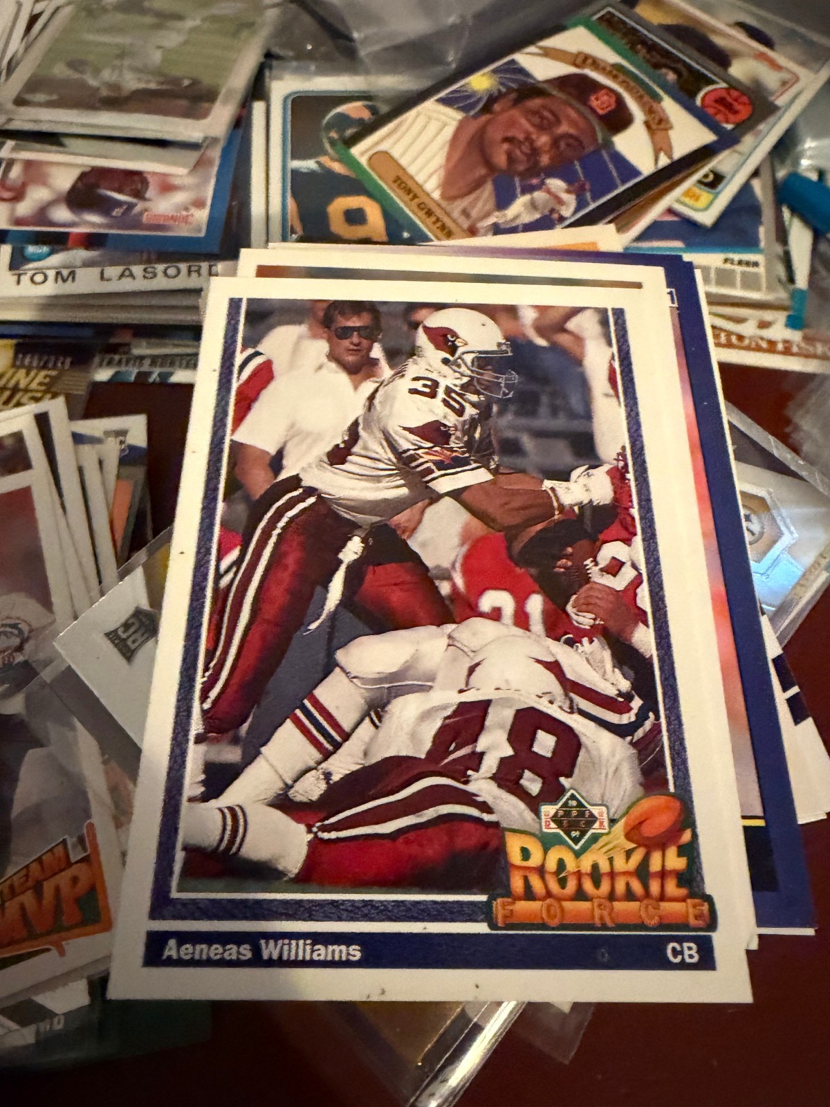 1991 Upper Deck Aeneas Williams Rookie Force Cardinals RC #630