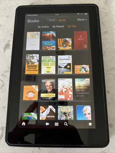 Amazon Kindle Fire 1st Generation eReader Tablet Black D01400 | eBay