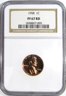 1958 LINCOLN Cent NGC PF 67 RD