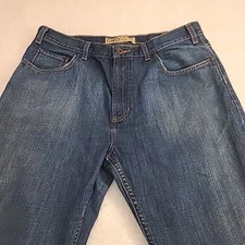 Vintage Old Navy Bootcut Jeans Mens 36x32 Act(36x28.5) Blue Wide Leg Relaxed Y2K