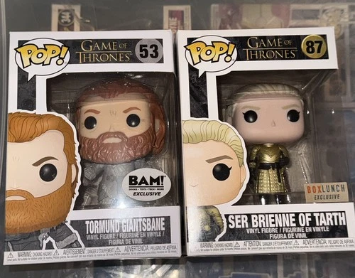 Funko Pop! Game of Thrones Lot of 2: Tormund BAM #53 and Brienne of Tarth #87