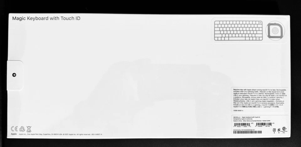 Apple Magic Keyboard with Touch ID (Model A2449) – Brand New in Box - Image 3 of 3