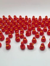 Classic Rubber Duck Bead | Kandi | Charm | Red | Yellow | Blue | White | plastic