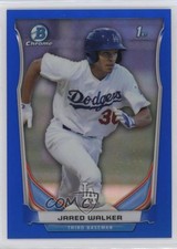 2014 Bowman Draft Chrome Blue Refractor 255/399 Jared Walker #CDP130 8d2