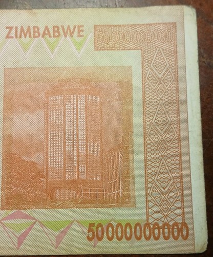 2008 Bank of Zimbabwe 50 Billion Dollars Note AB8835948 *.99c No ...