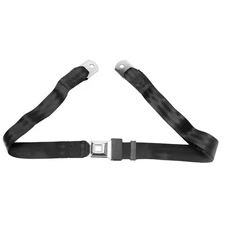1953-1982 Corvette RetroBelt Non Retractable 2 Point Black Lap Seat Belt