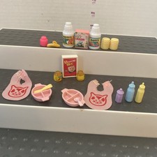 Barbie Happy Family Beech Nut Baby Food, Cereals, Juice, Dishes Bottles