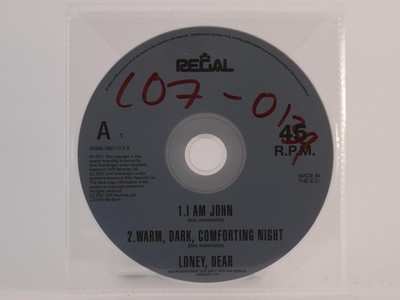 LONELY DEAR I AM JOHN (Y1) 1 Track Promo CD Single including Plastic Sleeve EM