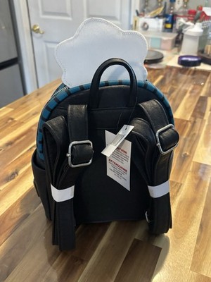 Loungefly Haunted Mansion Ghost Host Mini Backpack Blue  display picture 2