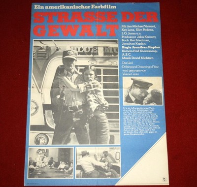 DDR-Filmplakat STRASSE DER GEWALT (1975) Jan-Michael Vincent White Line Fever