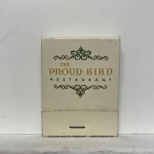 The Proud Bird Restaurant Los Angeles, California Matchbook