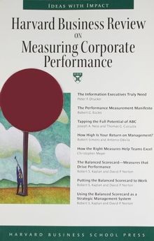 Harvard Business Review on Measuring Corporate Performance | Buch | Zustand gut