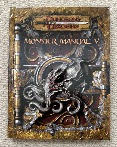 Monster Manual V (5) - Dungeons & Dragons D&D 3.5 WOTC 2007 First Printing VG