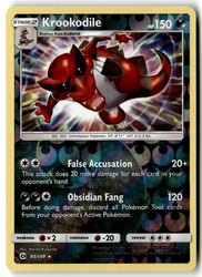Krookodile 85/149 Reverse Holo SM Base Set