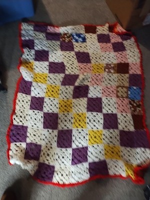 Granny square Handmad blanket inspired by the one featured in the television 