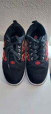 Heelys Pro 20 Prints Flame Sneaker Size Youth 2 Black Fire Athletic Roller Wheel