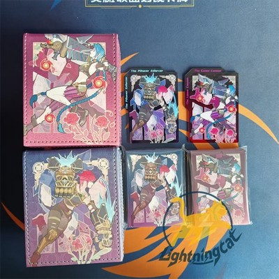 Riftbound TCG :Jinx & Vi Card Box Set Includes Card Box, Sleeves & Dividers