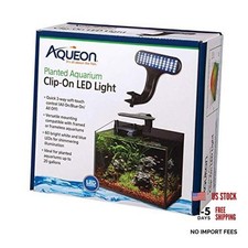 Clip-On LED Fish Tank Light for Planted Aquariums - Up to 20 Gal - One Size
