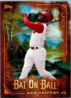 2025 Topps X Bob Ross the Joy of Baseball - Ken Griffey Jr #BOB-18