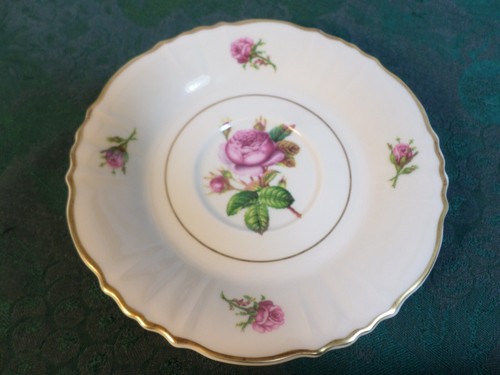8pc Beautiful Mid-Century Syracuse China Federal Shape Victoria Cups & Saucers - Picture 6 of 9