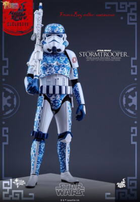 Hot Toys 1/6 Mms401 Star Wars Stormtrooper Porcelain Pattern