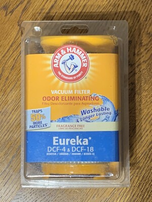 ARM & Hammer 66643A - Eureka DCF-4 & DCF-18 Vacuum Filter - Brand New In Package