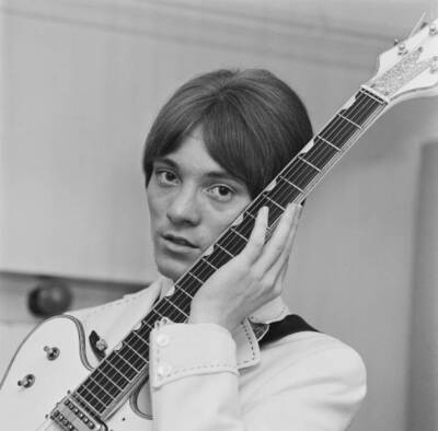 Steve Marriott of the Small Faces posed backstage London 1966 Old Photo