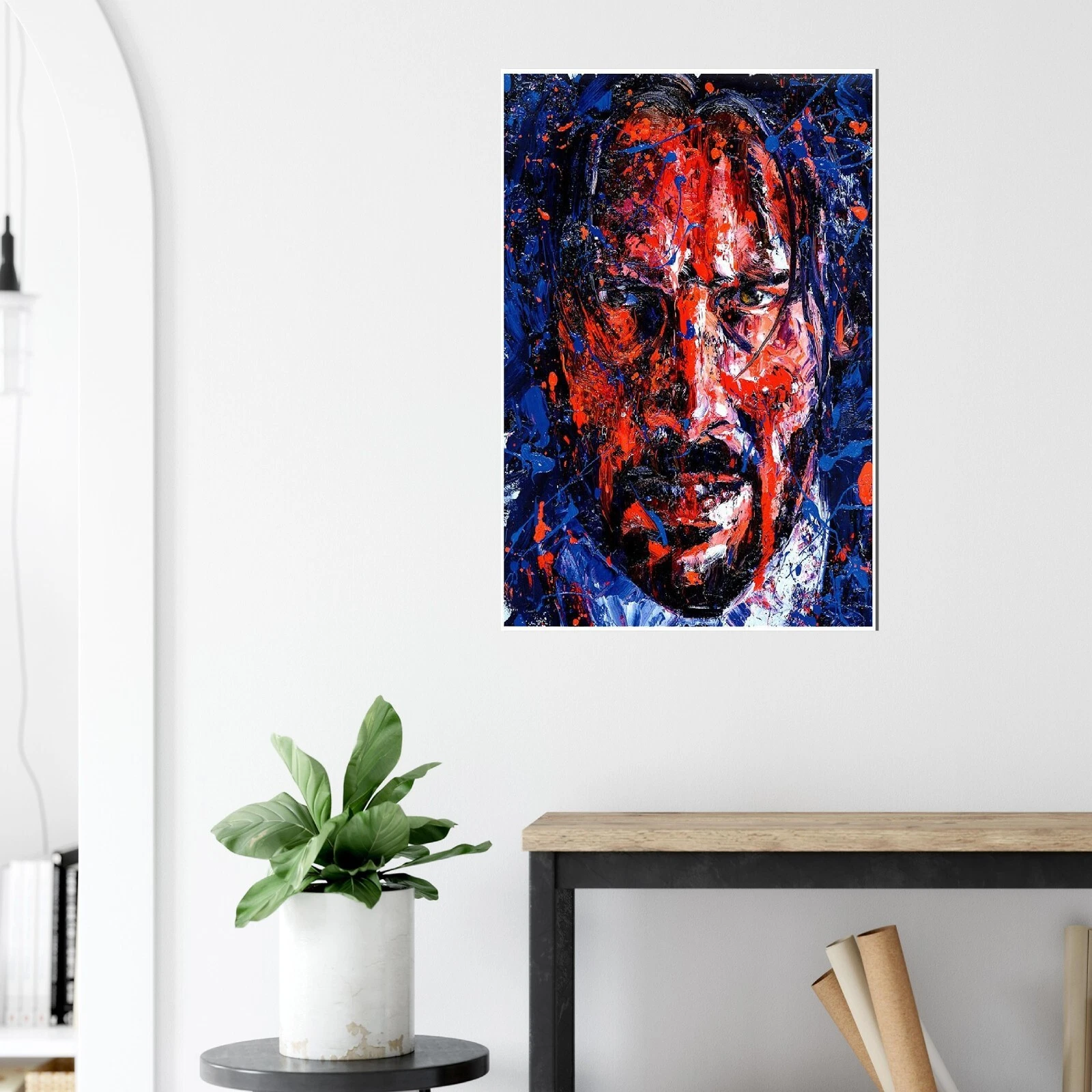 John Wick Art Portrait Poster