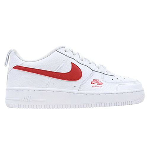 NIKE AIR FORCE 1 07 LV8 White/White-Red - - Per info e acquisti