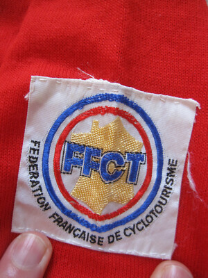 Maillot Cycliste Vintage Kopa - FFCT Fédération Cyclotourisme - Taille 3 (M) - Années 70