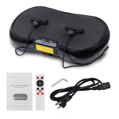 Máquina de Ejercicio Compacta Vibration Plat Todo el Cuerpo con Control Remoto Negro/Blanco/Rojo - Imagen 13 de 32