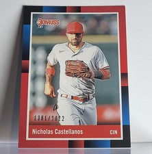 2022 Donruss Baseball Retro 1988 Red Parallel /2022 Reds