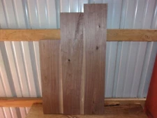 3 PC WALNUT LUMBER WOOD KILN DRIED BOARDS LOT 1137R 3/4" THICK FLAT END MATCHED