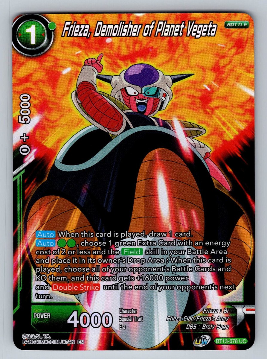 Frieza, Demolisher of Planet Vegeta - BT13-078 UC Regular Supreme