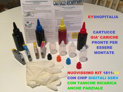Kit 4 Cartucce Ricaricabili Epson T1291 T1292 T1293 T1294 (T1295 - Foto 10