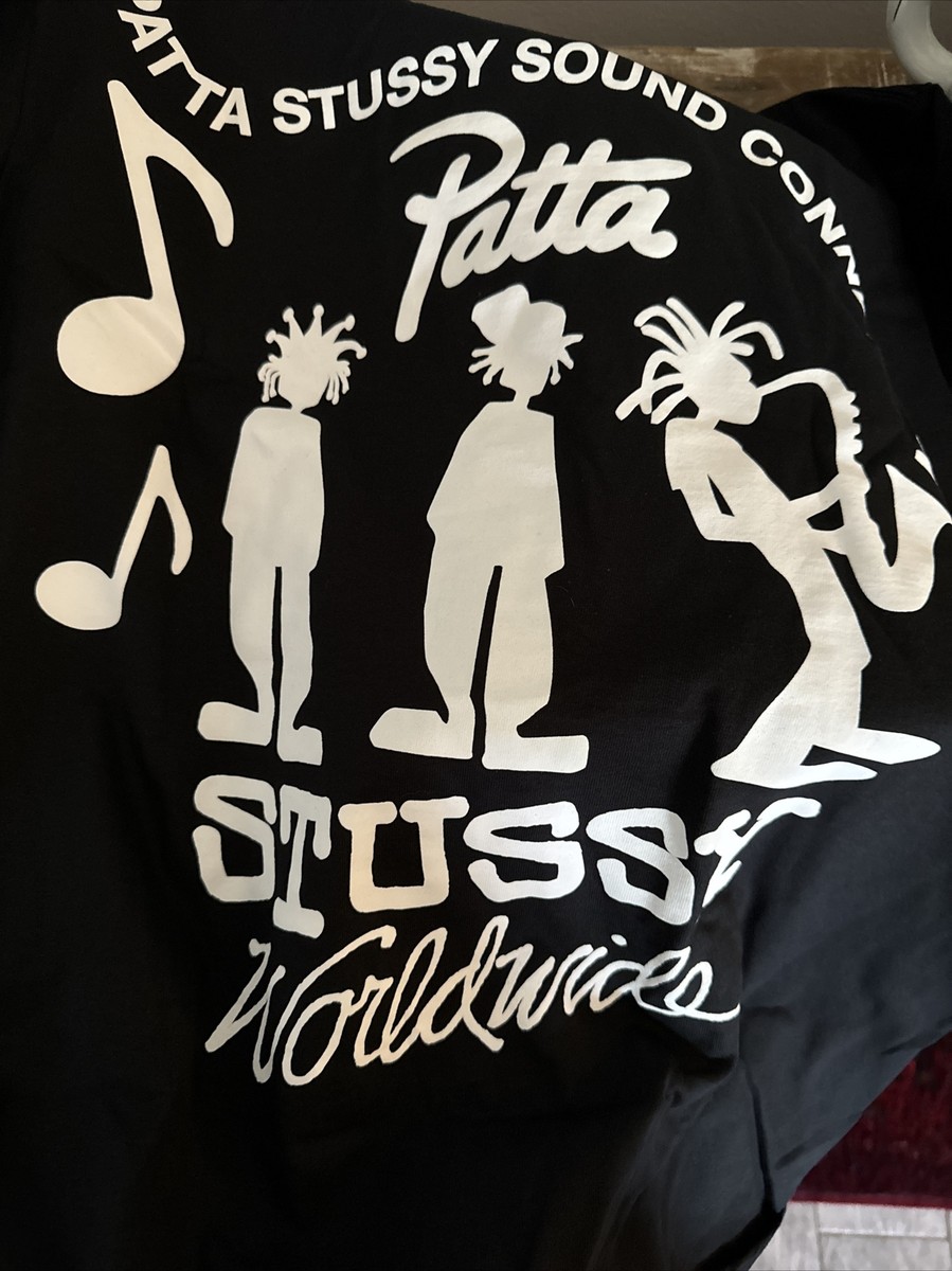 Stussy x Patta Sound Connection T-Shirt / 追跡付 Stussy X Patta Sound Connection Tee Black Size L | eBay